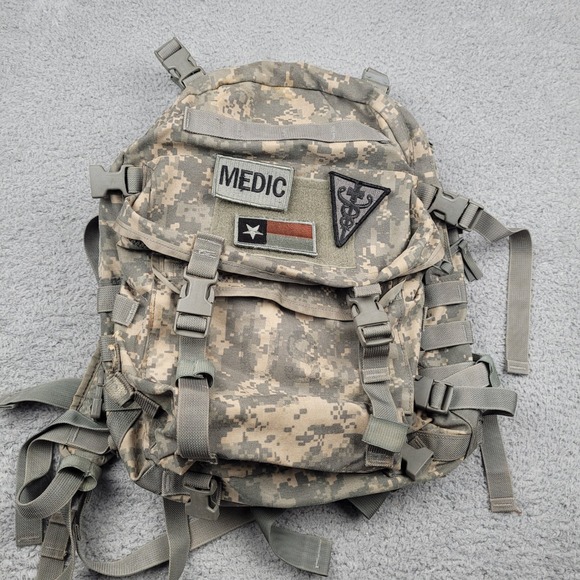 Military Molle Backpack Army Camouflage Tactical Assault Pack Bag Rucksack - Picture 1 of 7